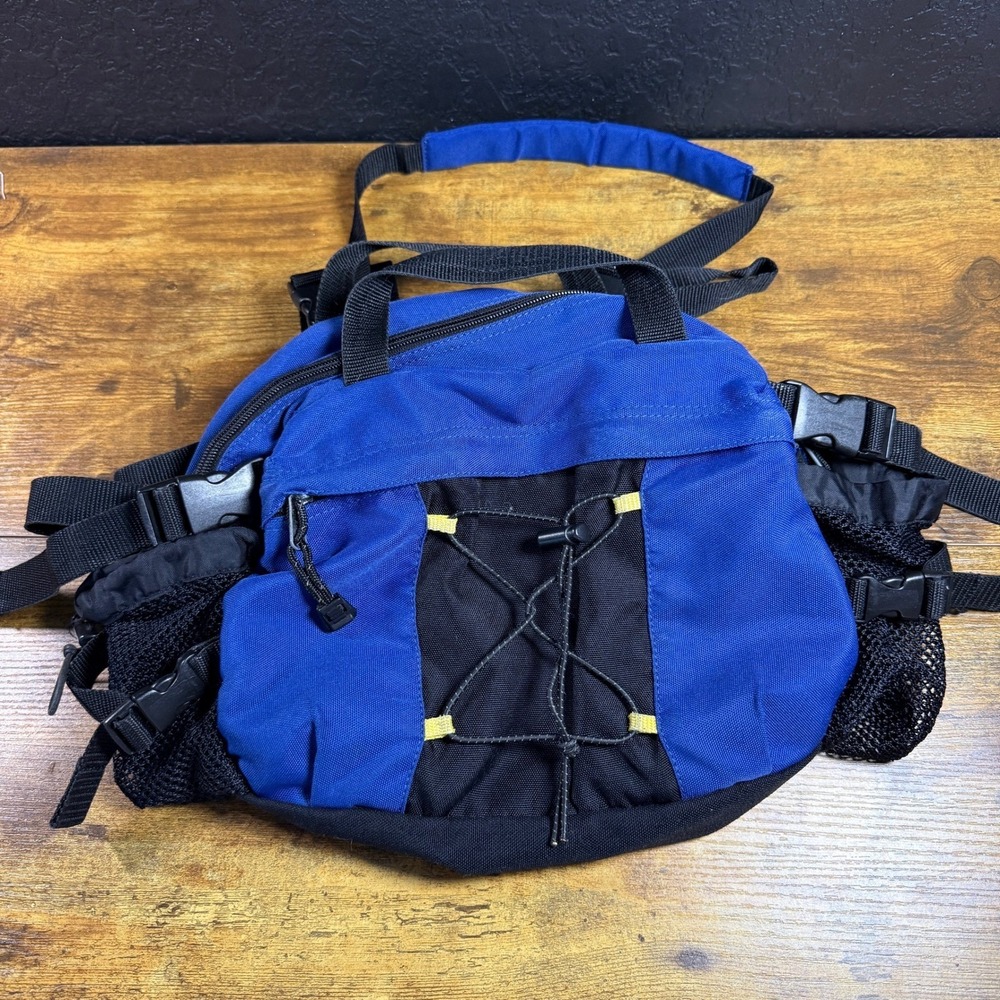 GAP Vintage 90s Blue‎ Nylon Technical Lumbar Waist Pack OS